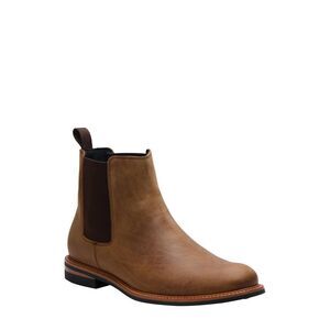 Nisolo Javier Boot Men's US 10.5 Brown Leather Casual Pull-On Chelsea ZPO341